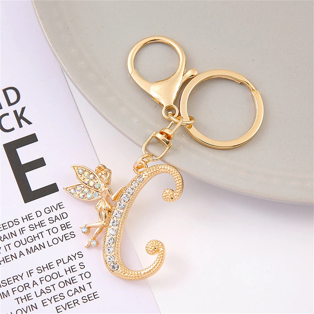 Frankfurt Keychain A-Z Letter Key
