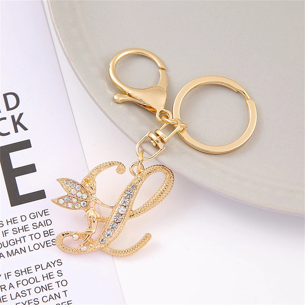 Frankfurt Keychain A-Z Letter Key